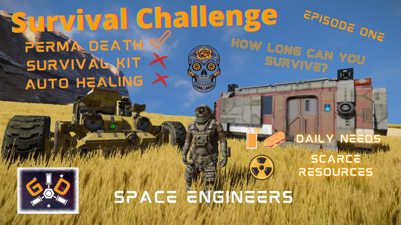 SPACE ENGINEERS - Perma Death Survival Challenge - Episode 1 PC ...