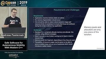 CppCon 2019: Andreas Pasternak “Safe Software for Autonomous Mobility With Modern C++”