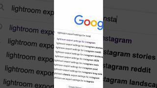 LATEST Lightroom Export settings for Instagram #shorts #lightroom #instagramtips #lightroomtutorial