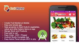 Fruit Market - Local fruit store app | Codecanyon Scripts and Snippets screenshot 2
