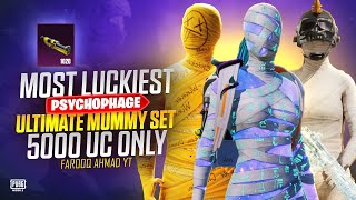 Most luckiest Psychophage Ultimate Mummy Set Opening |🔥 PUBG MOBILE 🔥