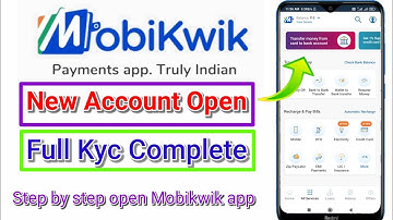 How to create Mobikwik Account | Sign up+kyc Full process | Mobikwik New Account open | Mobikwik app