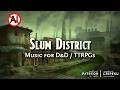 City Slum District Ambience | Shaded Alleys | D&amp;D / TTRPG Music (No AI)