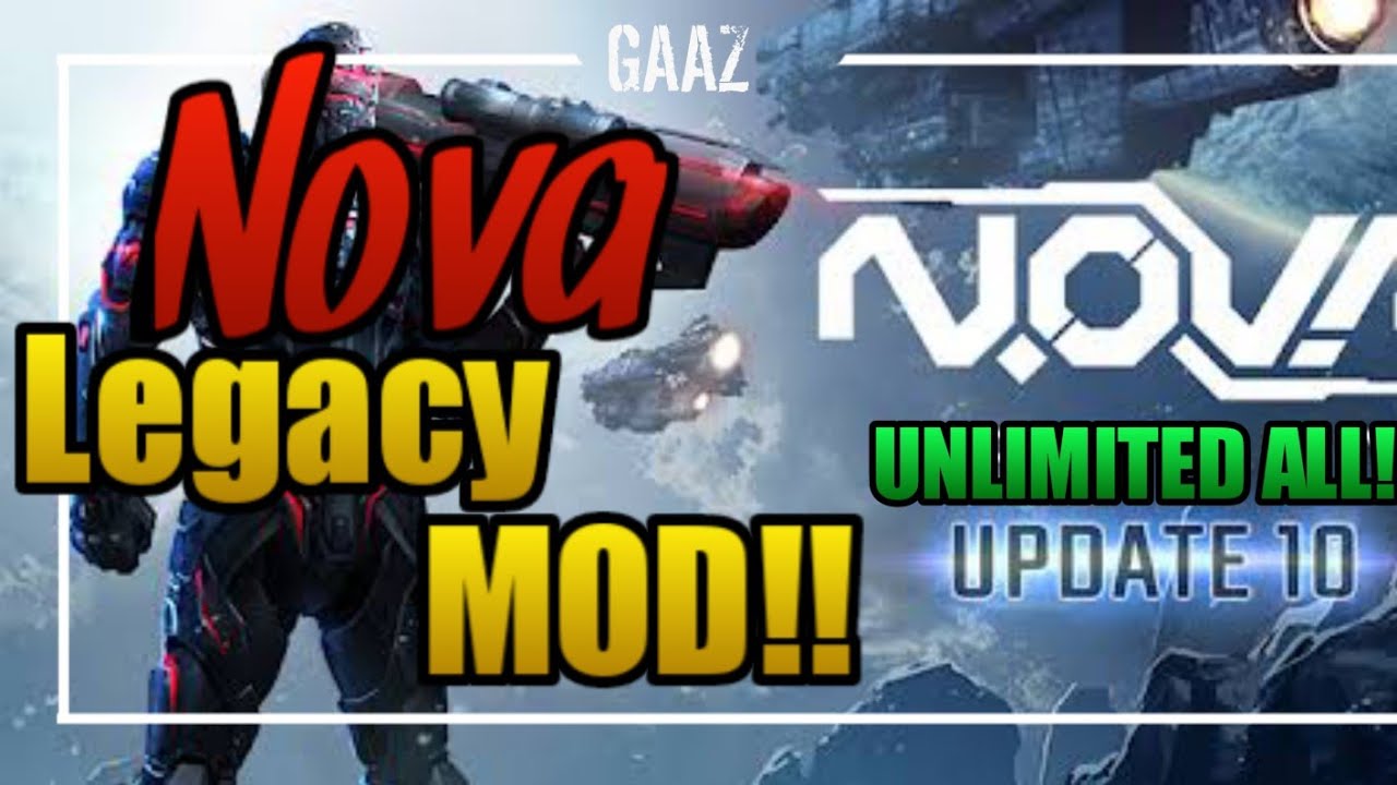 Nova Legacy Mod Unlock All Weapon Unlimited Coin & Gem