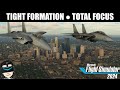 F-15 / F-14 VR Formation Flight | Winnipeg to Minneapolis | Microsoft Flight Simulator 2024