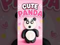 Tiny Panda, Big Cuteness 😍🐼#trending #craft #diy #trending #art #ytshorts #viral #cute