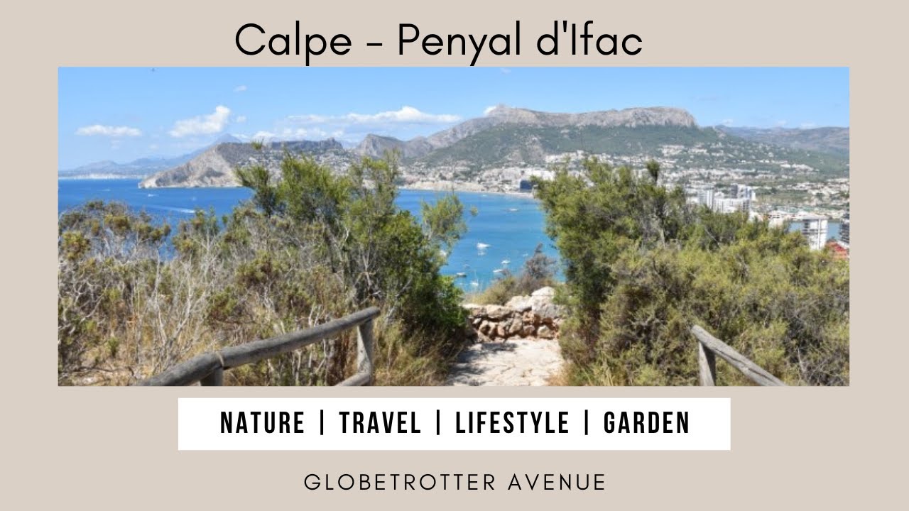 Beautiful hike to the the mountain top of Calpe (Penyal d'Ifac - Spain). Wandeling Calpe