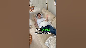 LIE vs LAY in 10 seconds. #englishvocabulary #learnenglish #englishverbs #english