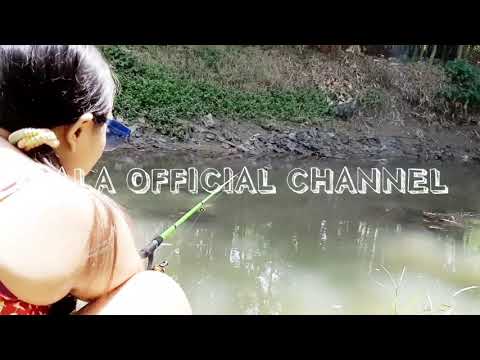 bikin ambyar tante mancing di sungai