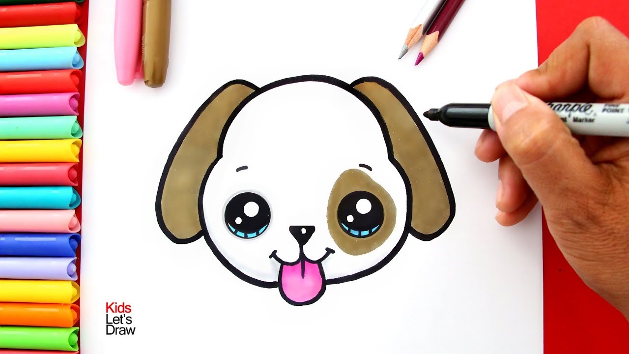 Cómo dibujar un PERRO KAWAII - thptnganamst.edu.vn