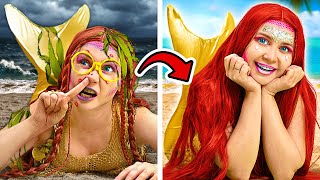 From UGLY MERMAID to PRINCESS! Beauty MAKEOVER HACKS and GADGETS from TikTok by La La Life Emoji