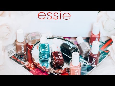 my-essie-nailpolish-collection-+-swatch-|-winter-trends-collection-|-nailpolish-colours-dark-skin