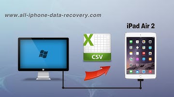 How to Import Contacts from CSV to iPad Air 2, CSV Contacts to iPad Air 2