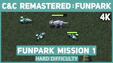 C&C Remastered 4K - Funpark Mission 1 - Hard Difficulty