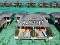 Intrieur de la villa sur pilotis maldives  vivre sur locan  comment est le bungalow sur pilotis maldives maldives