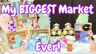 Market Recap With Market Prepping and Results for My Biggest Market Yet! | Crochet Vlog