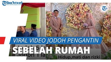 Viral Kisah Seorang Pengantin Menikah dengan Tetangganya Sendiri, Rumahnya Hanya Terhalang Tembok