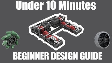 DESIGN a Drivetrain Under 10 MINUTES! VEX Beginner