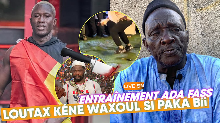 LOUTAX ADA FASS DÉFOUL OPEN PRESS😳 LA COLÈRE NOIRE DE SON ENTRAÎNEUR «LOUTAX KÉNE WAXOUL SI PAKA Bii