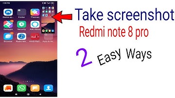How to take screenshot in redmi note 8 pro by 2 easy ways