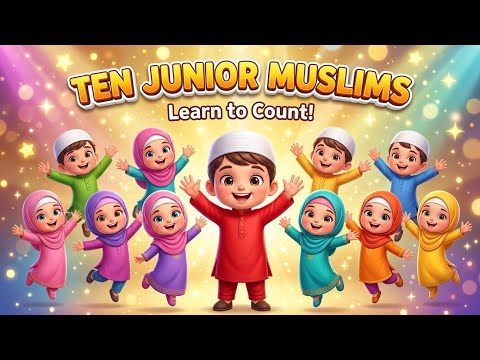 10 Junior muslims | Ten junior muslims | Muslim Children's Nursery Rhyme | #nasheed  #kids