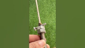 Simple idea to secure a saw blade. #short #diy