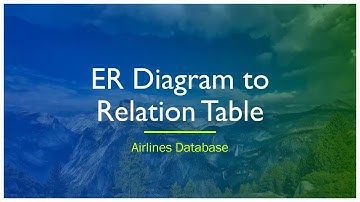Bagaimana Membuat Transformasi ER diagram (case study: Airline database)