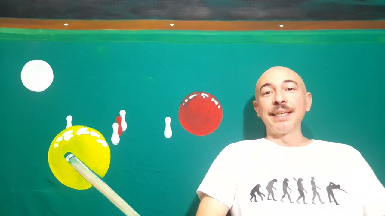 4 sponde o doppia bricolla d'angolo di calcio (lezioni di biliardo 47)