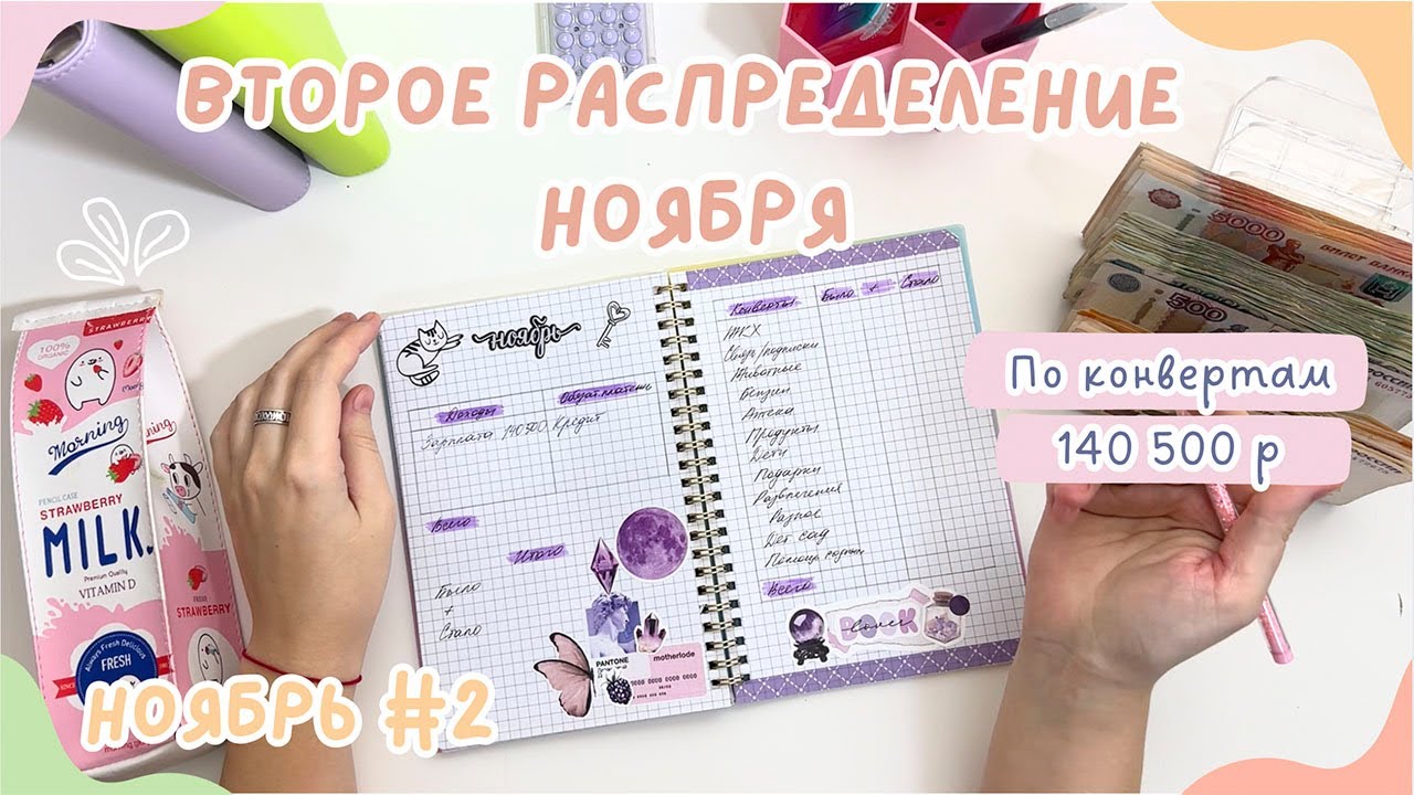 Распределение денег НОЯБРЬ #2 | Зарплата после больничного