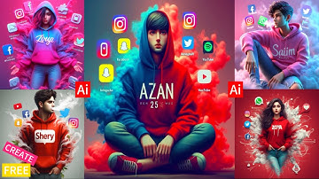 Trending Social Media Boy & Girls 3D Ai Name Images | Viral Name Image Editing | Bing image creator