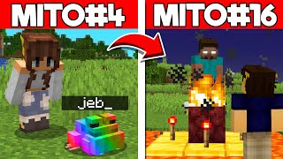 DESMASCAREI 24 MITOS do MINECRAFT em 24 HORAS!