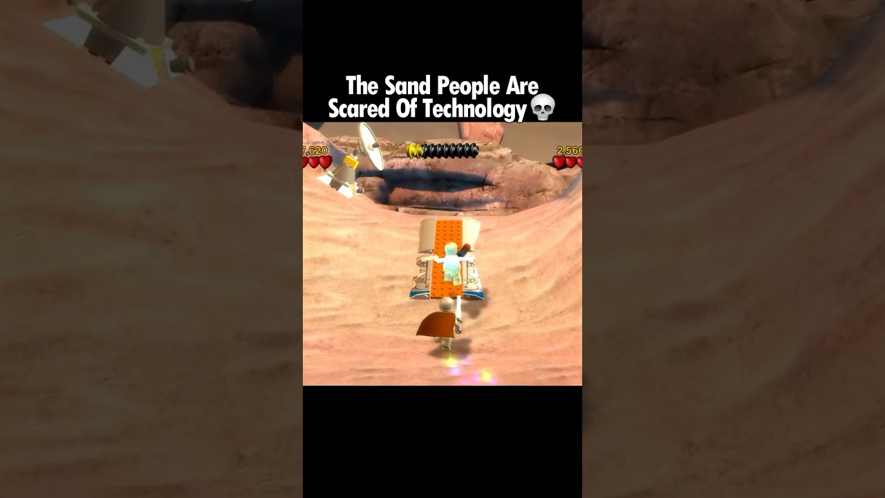 Песчаные люди боятся технологий 💀 