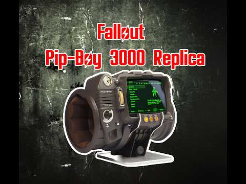 Fallout 3 and Fallout New Vegas Pip-Boy 3000 Replica Unboxing and Demo - Wand Company