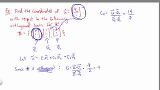 Calculations with an Orthogonal Basis