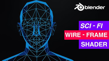 Blender Tutorial : Make a Sci-fi Wireframe Shader In Eevee