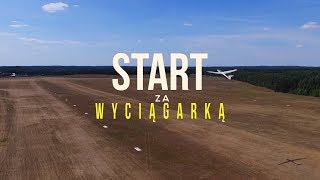 Start Szybowca Za Wyciagarka - Pierwszy Lot. Glider Winch Launch - First Flight.