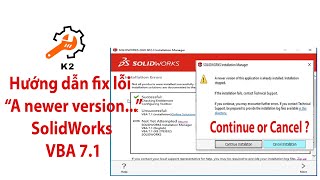 How To Fix Vba 7.1 Solidworks Error K2 Engineer