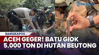 Aceh Dibikin Geger! Batu Giok Seberat 5.000 Ton Ditemukan di Kawasan Beutong Nagan Raya