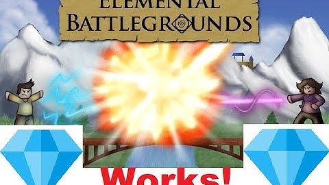 Roblox Elemental Battlegrounds: How to get diamonds easily (NOT FOR BEGINNERS!).