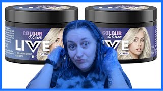 Schwarzkopf LIVE Colour & Care Hair Mask Icy Pearl / Semi-permanent Toning Colour Boost Hair Mask