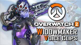 All Widowmaker Voice Clips • Overwatch 2 • All Voice Lines and Interactions • (Chloe Hollings)