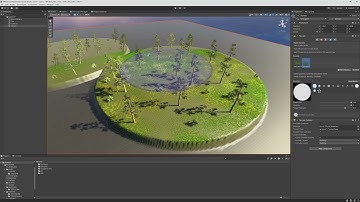 Unity VR Roller Coaster Shooter Tutorial (22) Draw Grass On Terrain