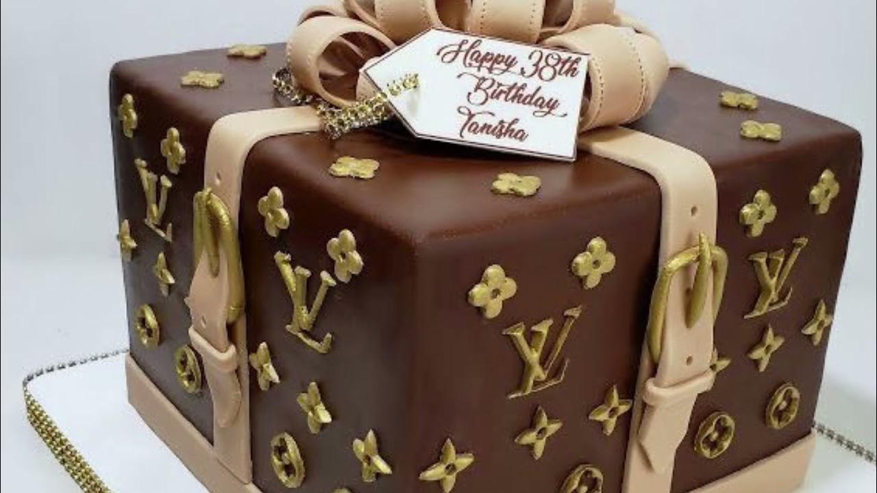 Louis Vuitton Cake, Decorating Cookie, Piping gel, Designer Cake Stencil,  Kuchen Schablone 