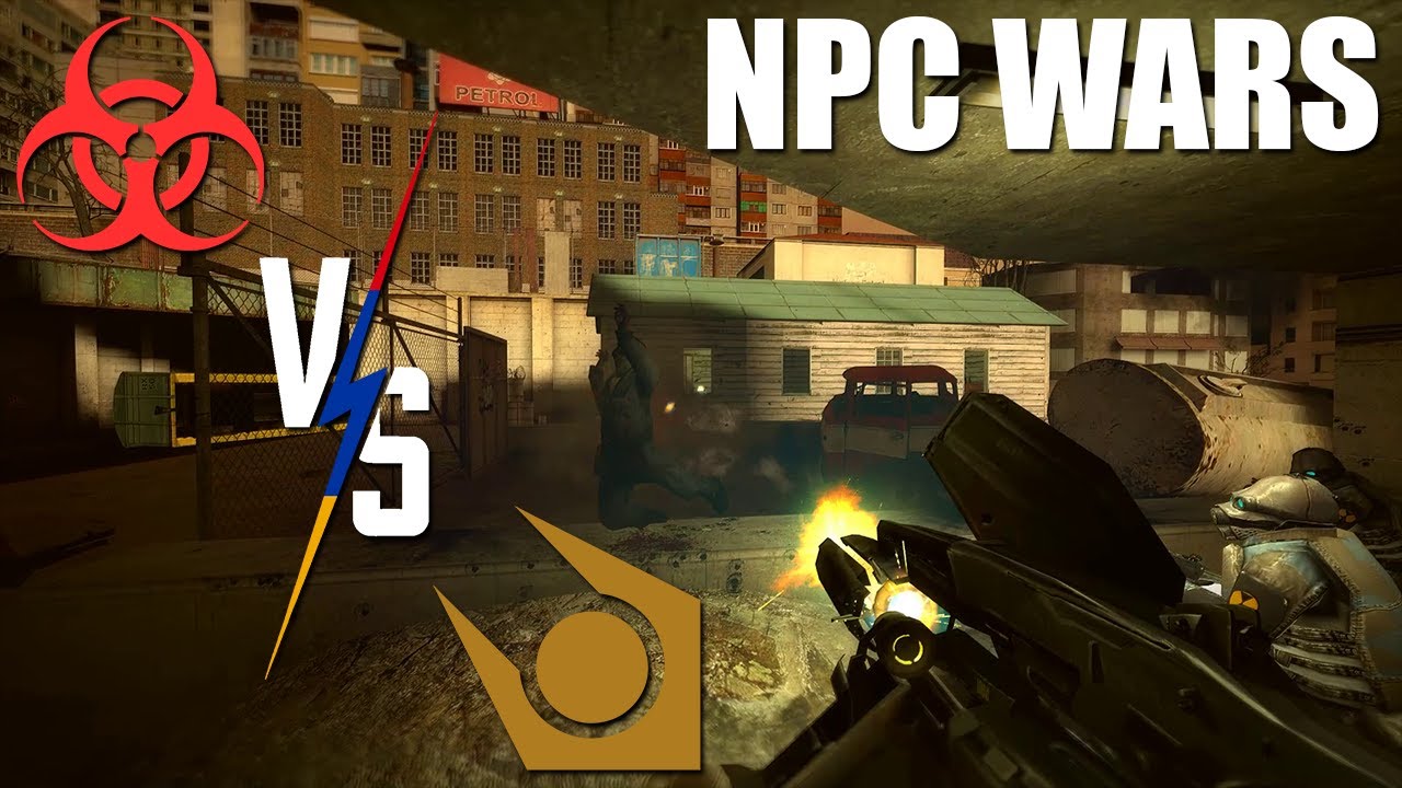 Combine vs Infected in City 17 | NPC Wars | GMod Realism - YouTube