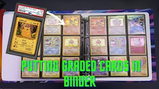 How To Display PSA Graded Cards In A Binder