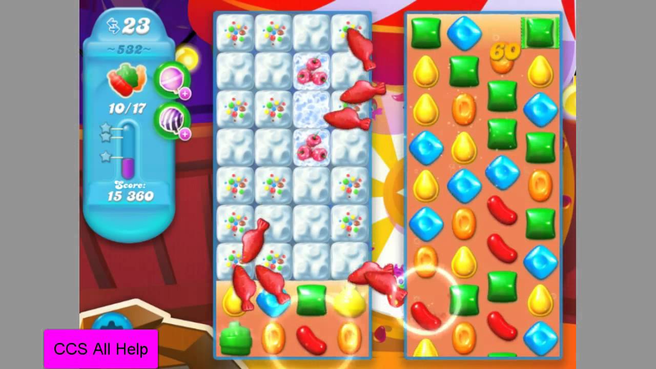 Candy Crush Soda Saga level 532 NO BOOSTERS YouTube