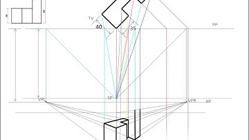 Engineering Drawing Tutorials/Perspective drawings with front and side view (T 3.2 a)
