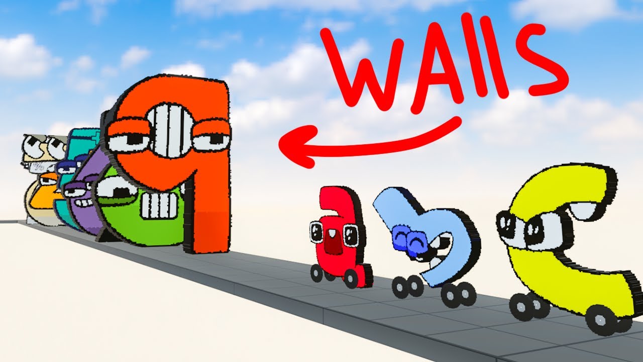 Small Alphabet Lore VS 9 Number Walls in teardown