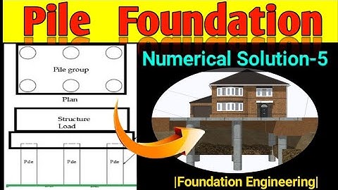 Numerical On Pile Foundation|Part-5|Numerical Solution|Foundation|Group Of Piles|Individual & Block