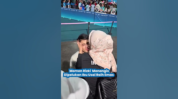 Rizki Peraih Medali Emas Olimpiade Menangis Dipelukan Ibu
